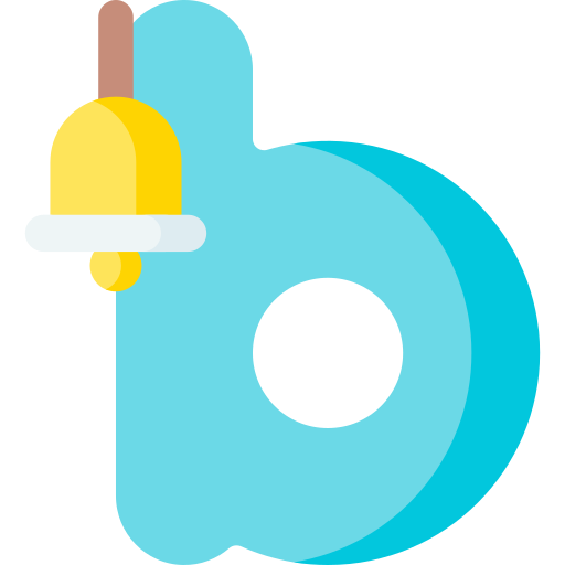 Letter B Special Flat Icon