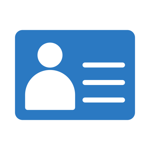 tarjeta de identificación icono gratis