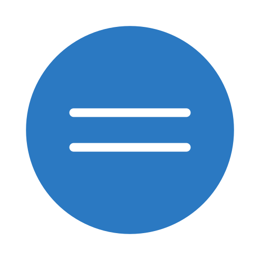 Equal - free icon