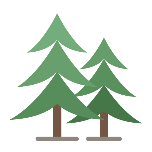 Trees Good Ware Flat icon