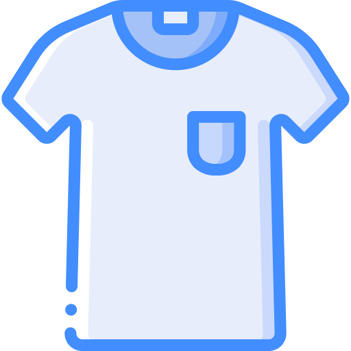 Shirt Basic Miscellany Blue icon