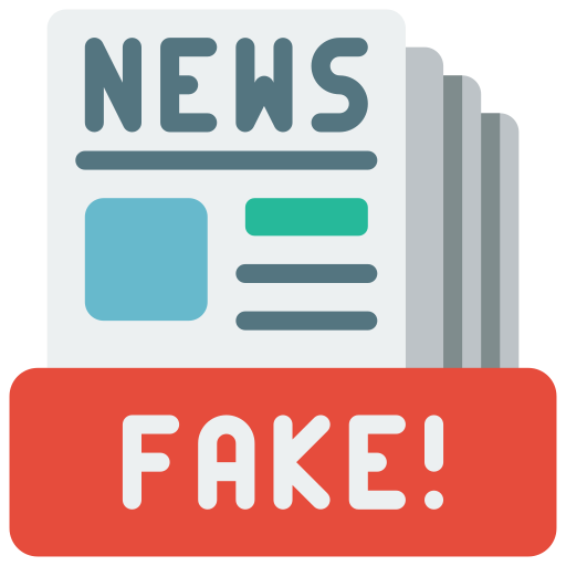 Fake news Basic Miscellany Flat icon
