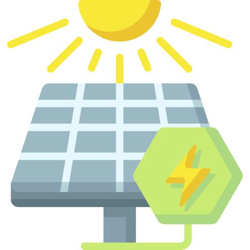 panel solar icono gratis