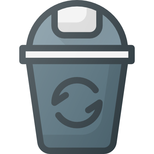 papelera de reciclaje icono gratis