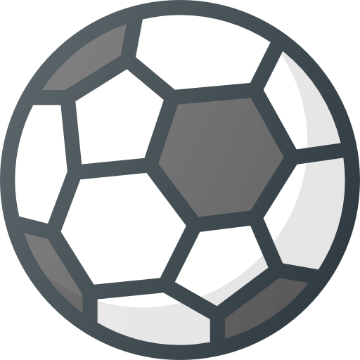 pelota de fútbol icono gratis