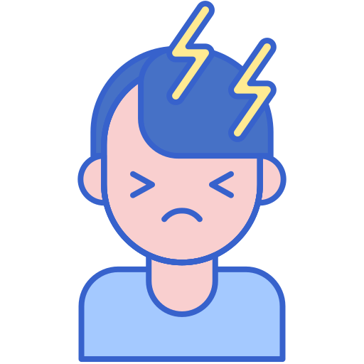 Headache Flaticons Lineal Color icon