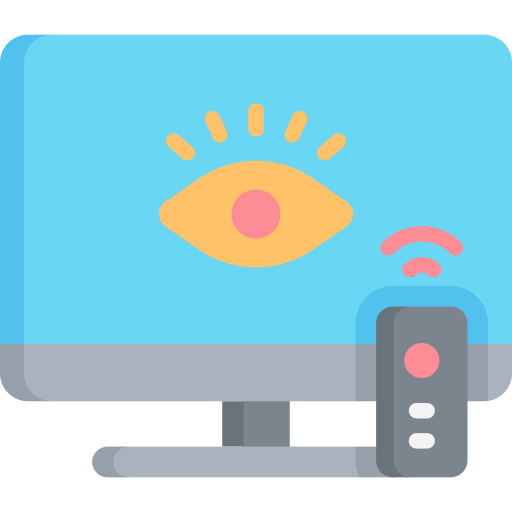 regarder la télévision Icône gratuit