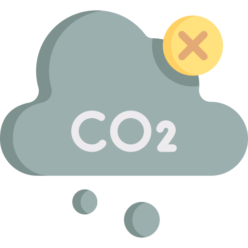 Co2 Cloud Special Flat Icon