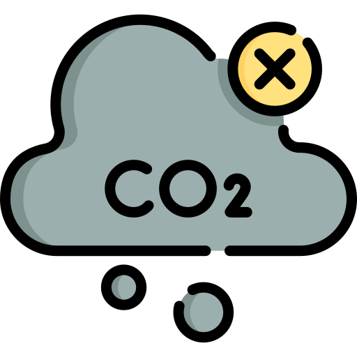 CO2 cloud Special Lineal color icon