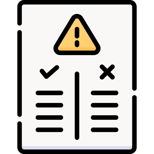 Warning free icon Warning free icon