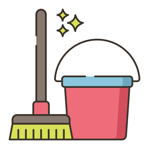 Mop Flaticons Lineal Color icon