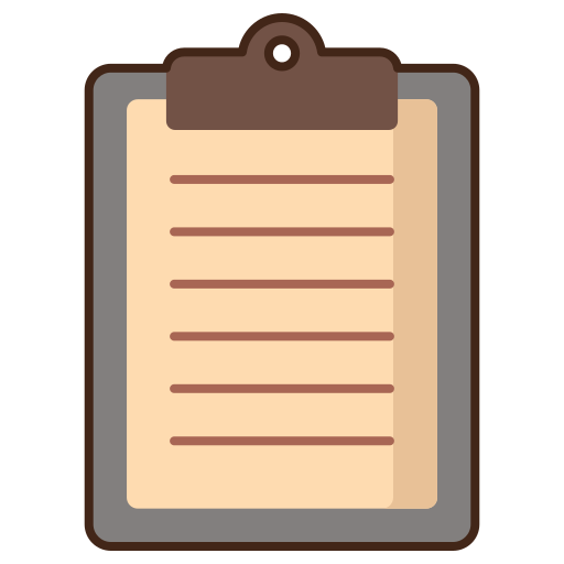 Clipboard Flaticons Lineal Color Icon