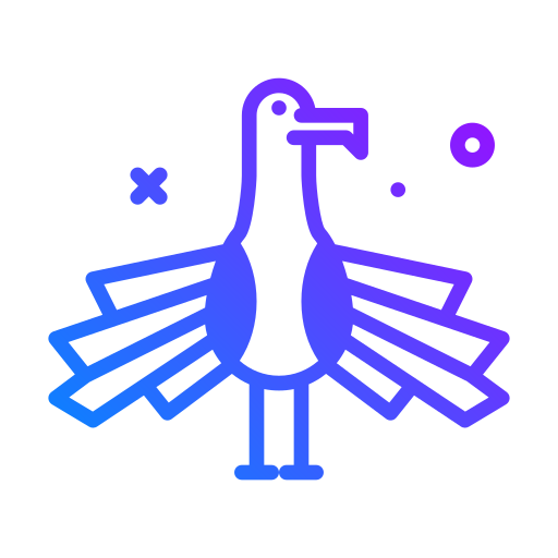 pavo real icono gratis