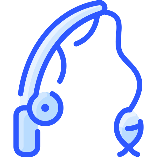 carrete pescador icono gratis