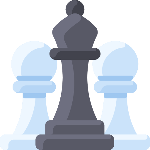 Queen and rook chess pieces isolated. Sports, fitness and game symbol icon.  3d Render illustration. 27314378 PNG