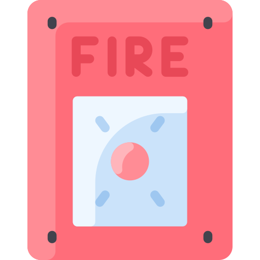 alarma de incendios icono gratis
