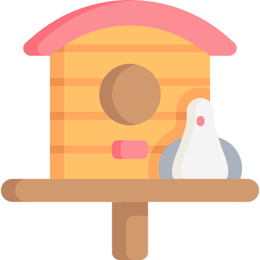 pajarera icono gratis