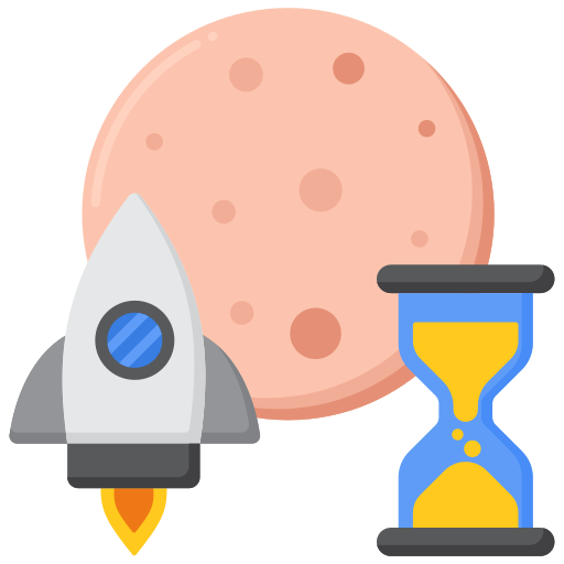 Space exploration - free icon