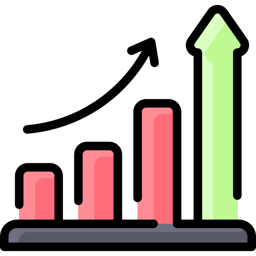 crecimiento icono gratis