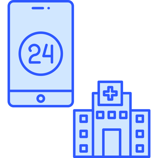 edificio del hospital icono gratis