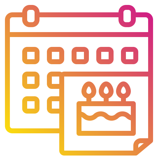 cumpleaños icono gratis