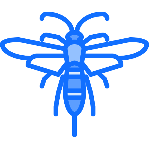 Bug Coloring Blue icon