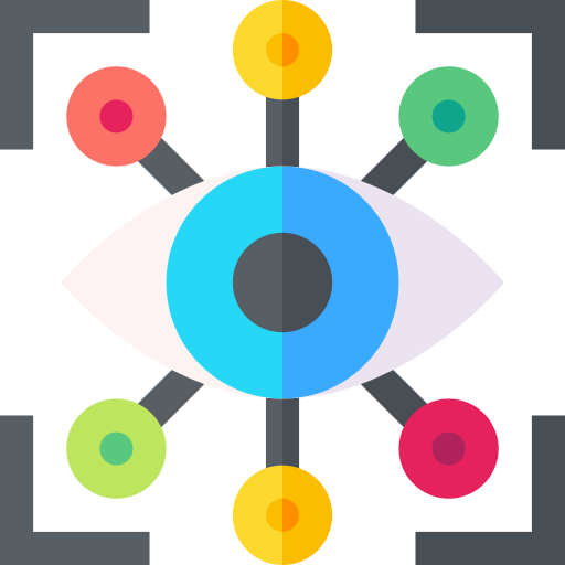 reconocimiento de ojos icono gratis