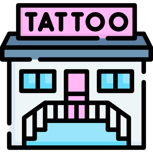 estudio de tatuajes icono gratis