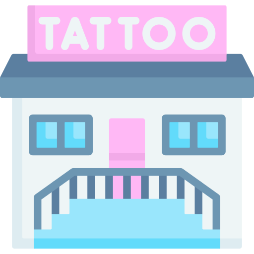 estudio de tatuajes icono gratis