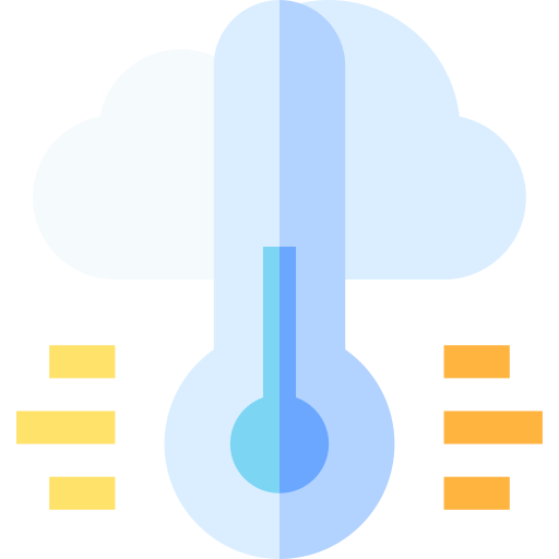 la temperatura icono gratis