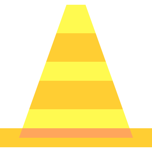 Traffic cone free icon