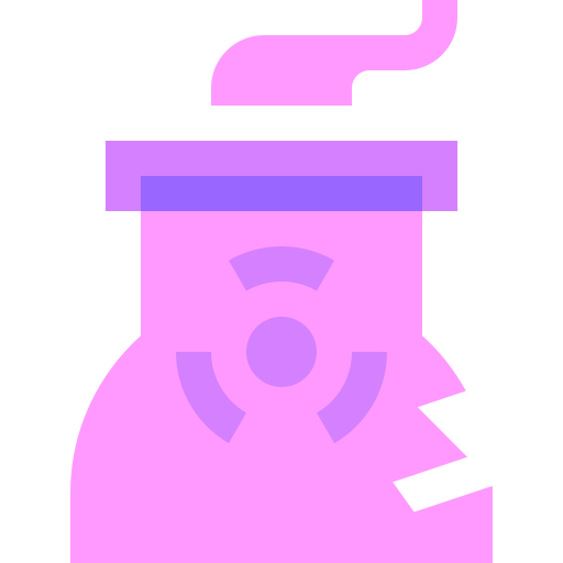 planta nuclear icono gratis