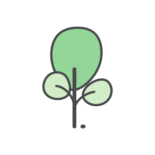 Tree Generic Outline Color icon