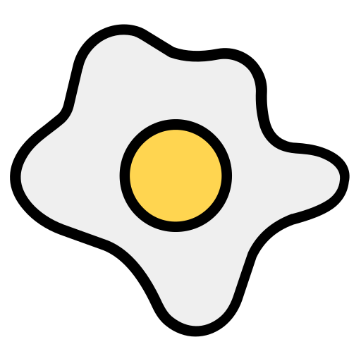 Fried egg - Free food and restaurant icons