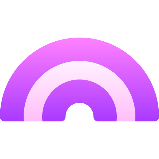 Rainbow Basic Gradient Gradient icon