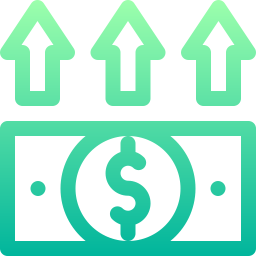 Profit Basic Gradient Lineal color icon