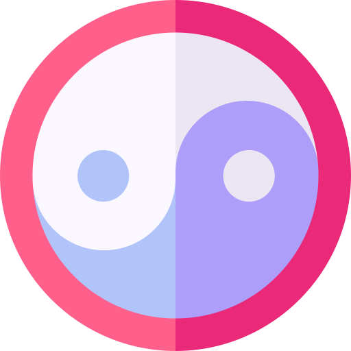 yin yang icono gratis