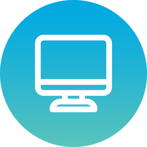 Monitor Generic Flat Gradient icon