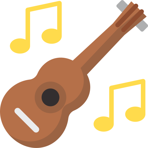 musica de guitarra icono gratis