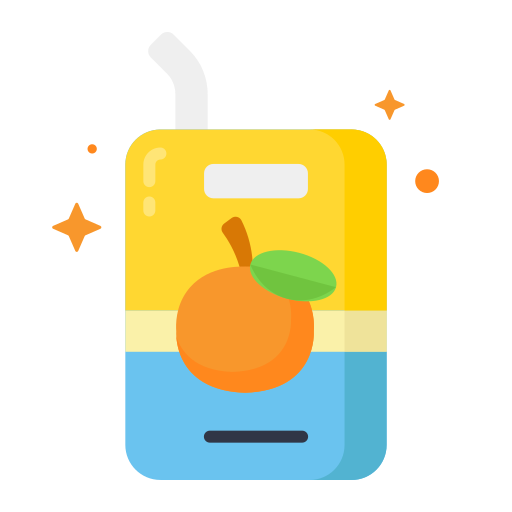 caja de jugo icono gratis