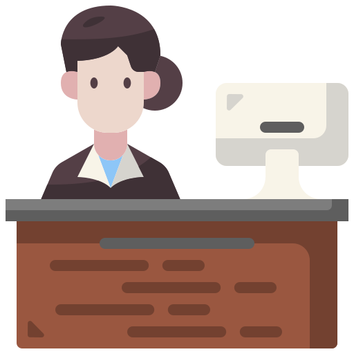 Receptionist Generic Flat icon