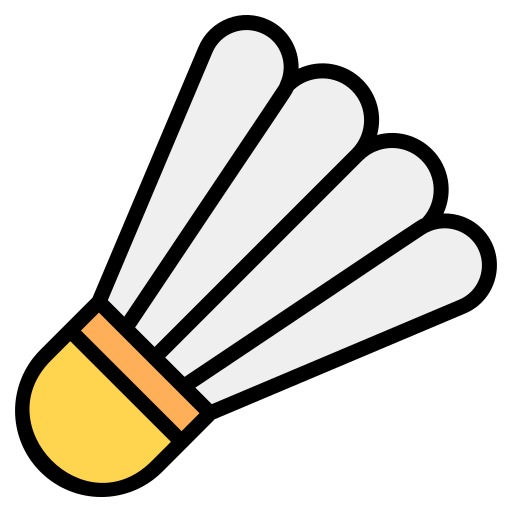 Shuttlecock Generic Outline Color Icon 3046