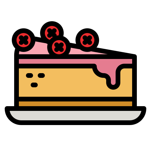 tarta de queso icono gratis