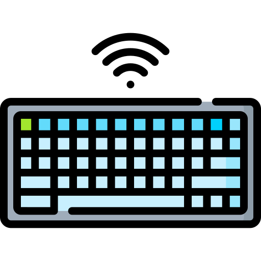 teclado inalambrico icono gratis