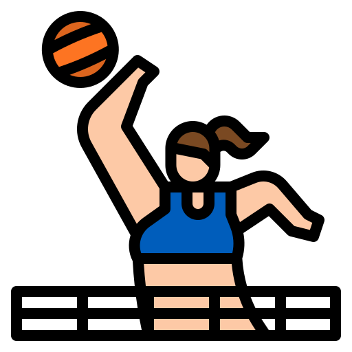 vóleibol icono gratis