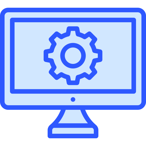 Web optimization Generic Blue icon