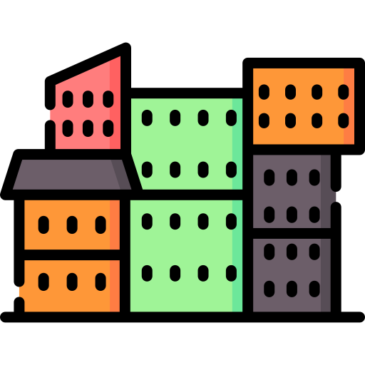 Slum Special Lineal color icon