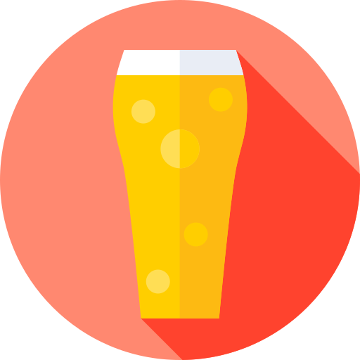 Beer Flat Circular Flat icon