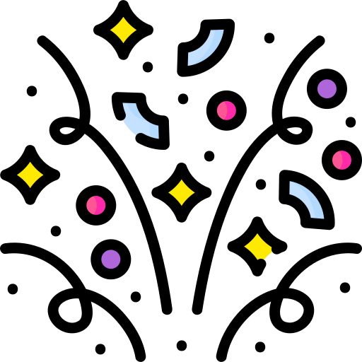 Confetti free icon Confetti free icon