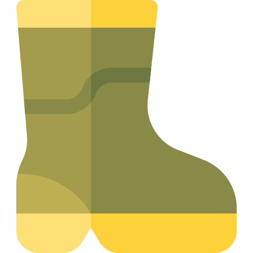 Rain boots Basic Rounded Flat icon